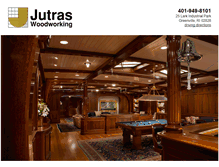 Tablet Screenshot of jutraswoodworking.com